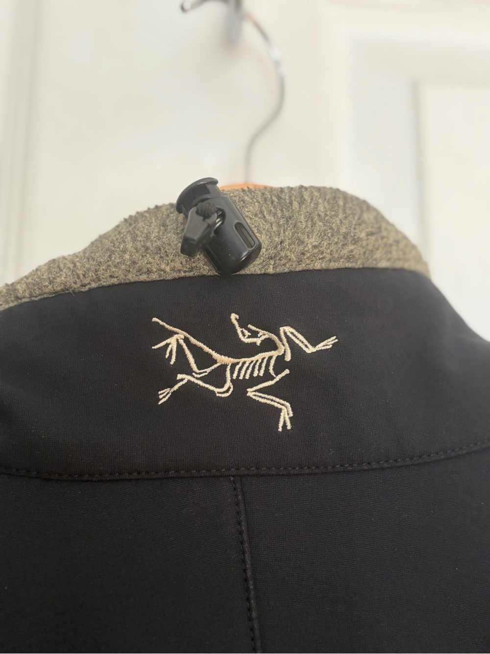 vintage Arc’teryx men’s L early 2000s hybrid fleece jacket grey/green &black - Picture 8 of 11